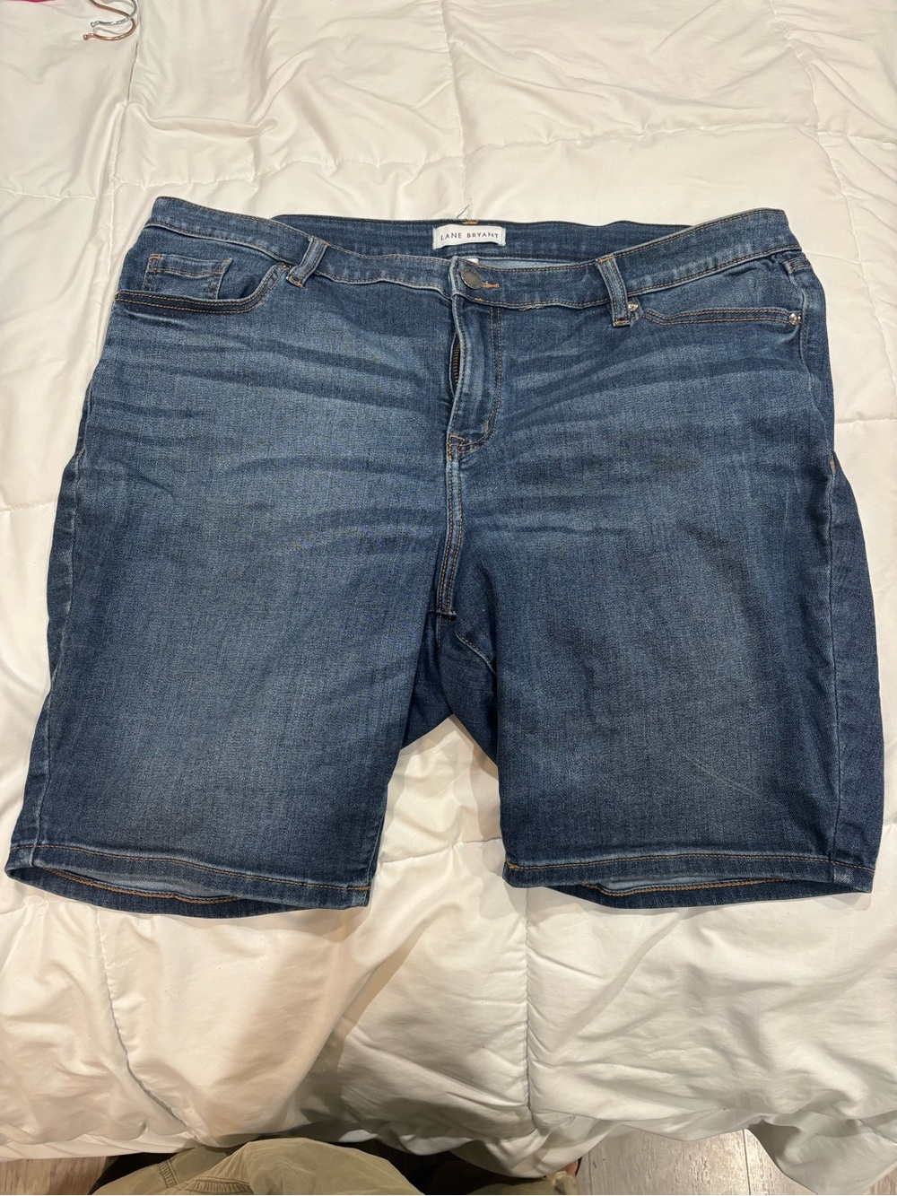 Lane Bryant Women’s Denim Shorts - Dark Blue